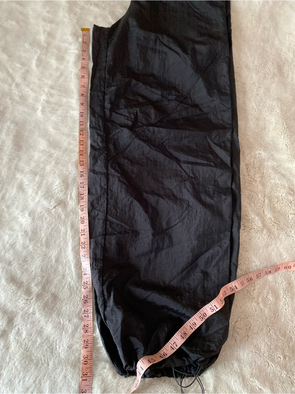 Athleta Lunar Sheen Utility mid rise nylon black pants - Picture 10 of 14